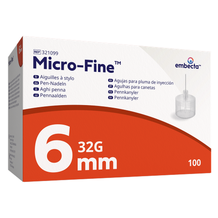 BD Micro-Fine Plus 6 mm İnsülin İğnesi